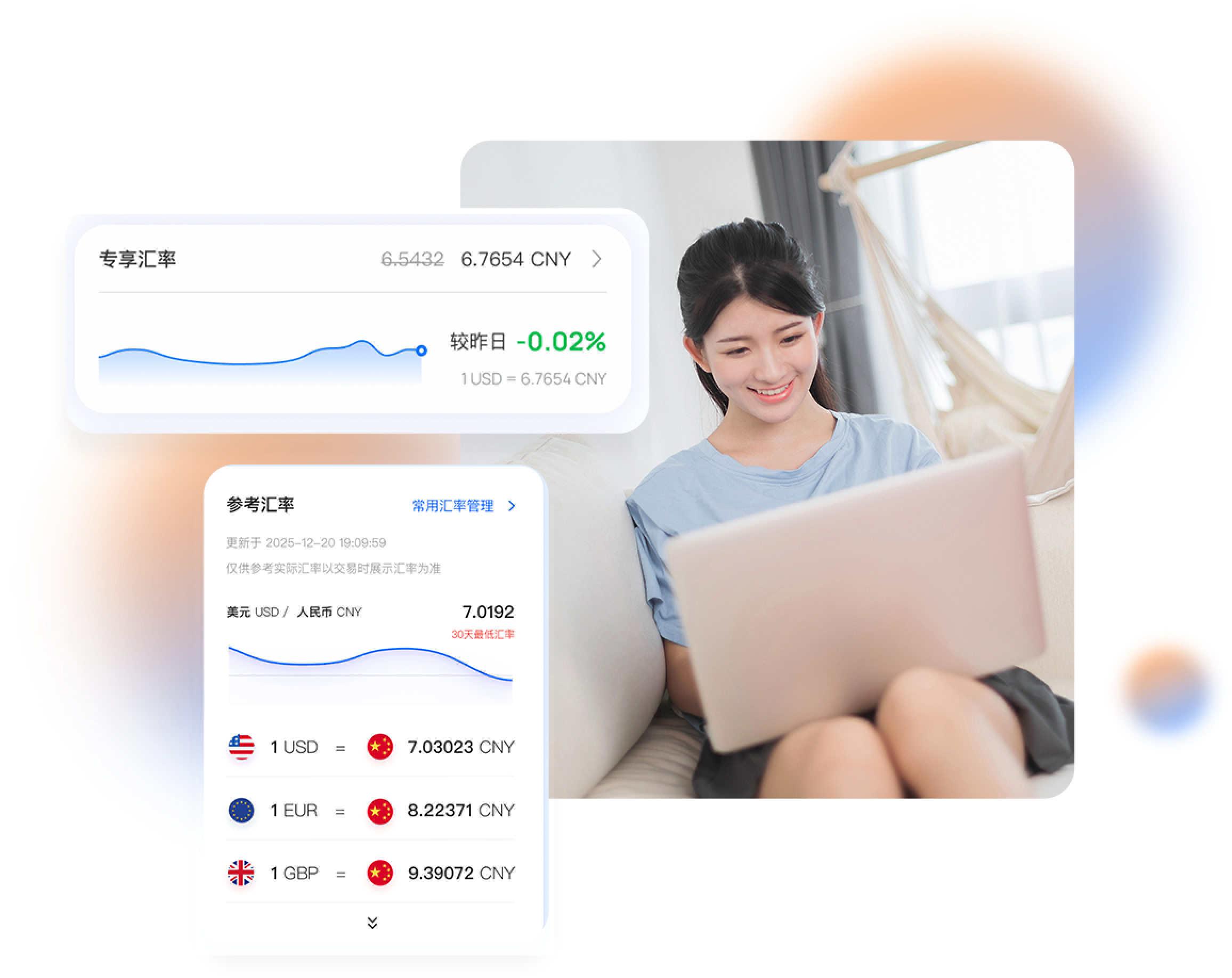 实时汇率报价示意图